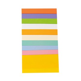 Rayher 31495000 Wax Foil Pastel Set 10 x 5 cm Pack of 10 Assorted Colours