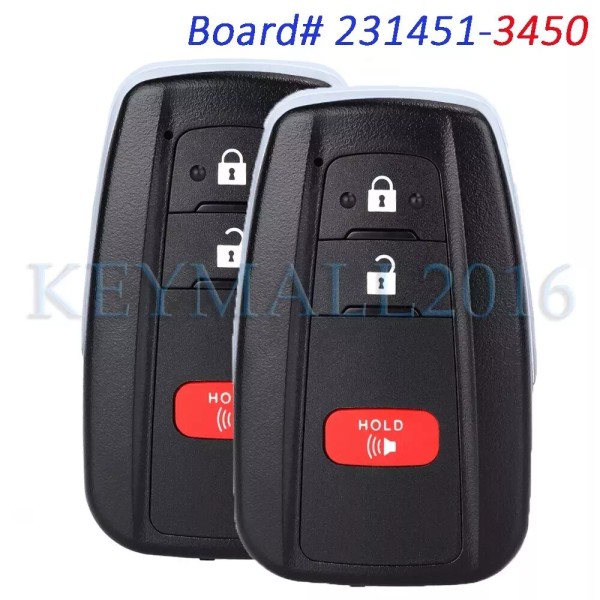 KEYMALL 2 231451-3450 HYQ14FLA Smart Prox Remote Key Fob for