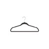 SSWBasics Black Velvet Hangers - 18" - Case of 50