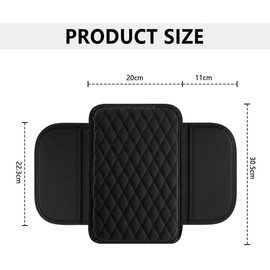 1 Pieza Almohadilla de Consola Central para Nissan Frontier 2026 2025 2024 2023 2022, Cojín de Apoyabrazos para Coche Protector de Cuero Acolchado,Red