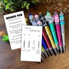 Beaded Pens Care Instruction Cards 50pk 2x3.5” Beadable Blanks for