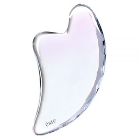 UnKnown Beauty face gua sha, transparent, 1 transparent × 1 / 에스테 페이스 괄사, 투명, 1개 투명 × 1개