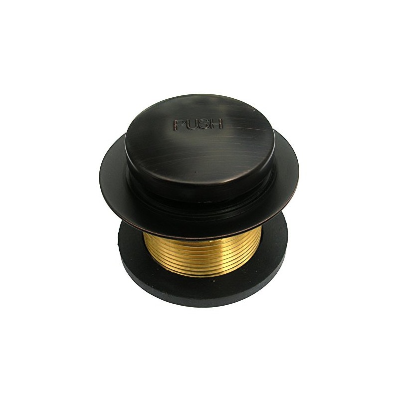 LASCO 03-4809OB Brass Bathtub Drain Strainer with Tip Toe Style