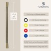 SANTRAS® Premium Stainless Brass Shower Hose 1.50 m with Flow
