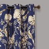 Lush Decor, Navy and Taupe Farmhouse Bird and Flower Insulated