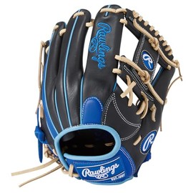 Rawlings Baseball Glove Glove Adult Women Softball HOH DP COLORS [Infielder] Size 11.5 GS4HDR34 Black/Royal Blue *Right Throw