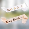 JVAENOUSN 7 Piece JGA Team Bride Sash Set with 1
