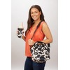 Sok It LunchTote Zippered Bag Insulated Neoprene Caddy (Cow Print,