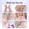[Upgraded] Depvko 120pcs Small Sanding Bands for Nail Drills with