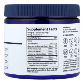Electrolitos en Polvo Trace Minerals Zerolyte Sabor Mango Salado 328g                                                                                 