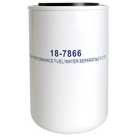 Fuel Filter 18-7866 Replacement for Yamaha Engine - 10 Micron Fuel Water Separator Filter Compatible with Yamaha 2 & 4 Stroke Outboard Engines F150, Replace MAR-FUELF-IL-TR, MAR-10MEL-00-00, 9-37807