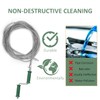 Asaiy Drain Unblocker Tool with Handle, Flexible Plumbing Snake, Professional