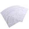 100 Sheets DIN A4 Writing Paper Marble Look White Printed