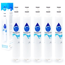 5-Pack Replacement for Whirlpool GR9FHTXTB00 Refrigerator Water Filter - Compatible with Whirlpool 4396701 Fridge Water Filter Cartridge