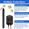AquaMiracle Aquarium Heater Fish Tank Heater 500W with Dry-Run/Overheating Protection