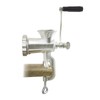 Chard HG-8, #8 Hand Grinder, Silver, Tin-Coated Cast Iron
