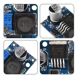 Dealikee 6 Pack LM 2596 DC to DC Voltage Regulator, 3.0-40V to 1.5-35V Step Down Power Supply Buck Converter DIY Module