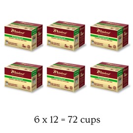 Mitalena Artisan Coffee - Evening Decaf Organic Low Acid Coffee Pods, Water Process, Naturally Low Acid, Compatible with Keurig Coffee Maker, Chemical Free, Naturally Low Acid, 12 K Cups