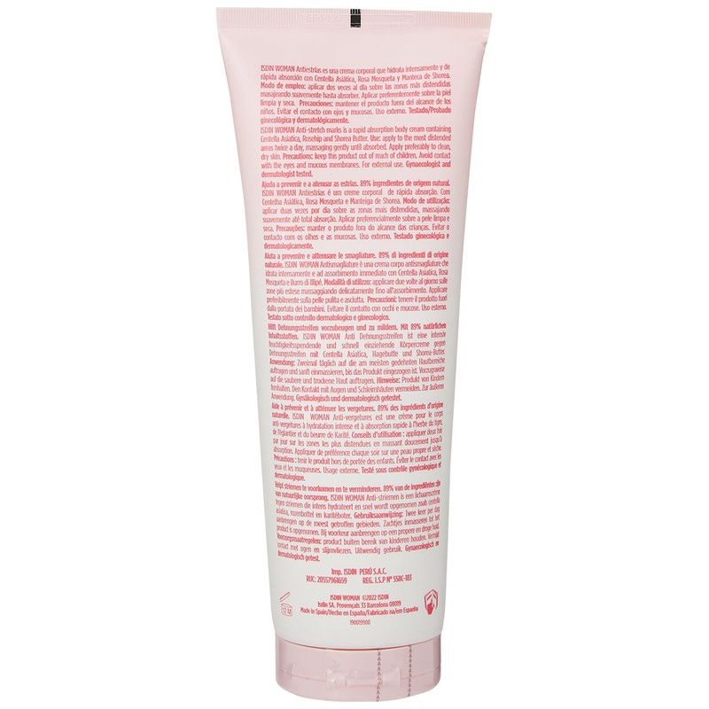 ISDIN WOMAN Anti-stretch marks cream (250ml) | Recommended to help