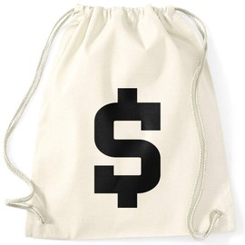 MoonWorks® Gym Bag Dollar Sign Symbol Money Bag Money Bag