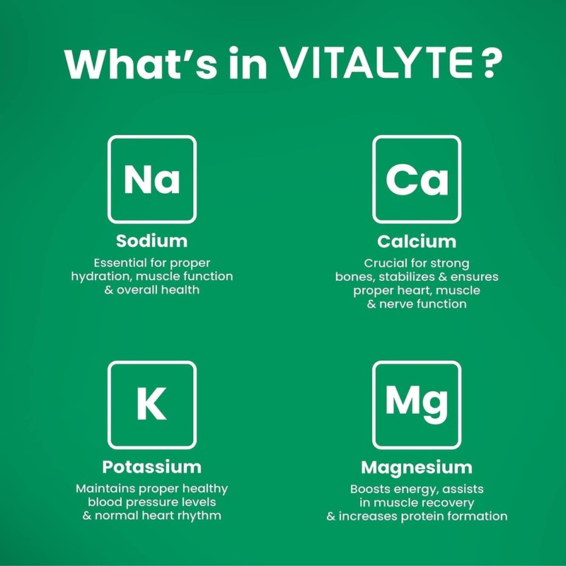 Vitalyte Electrolyte Powder Drink Mix, Isotonic Electrolyte Hydration Mix, Case