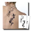 UBICA Semi Permanent Tattoo 2 Sheets | Lucky Koi Fish