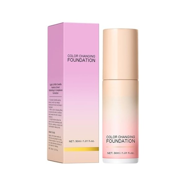 iiniim Natural Finish Liquid Foundation 30ML Lightweight Buildable Formula for