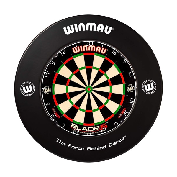 Winmau Printed Black Dartboard Surround