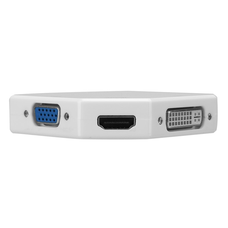 Mini DP to VGA/HDMI/DVI Conveter 3 In 1 1080P Video
