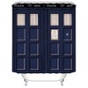 Boyouth Police Box Door Pattern Digital Print Bath Shower Curtains