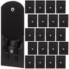 Therwen 50 Sets Manicure Set Stainless Steel Nail Clippers Bulk Professional Pedicure Set Nail Care Kit with Travel Case Grooming Kit Christmas Gifts for Men Women Colleagues, Black