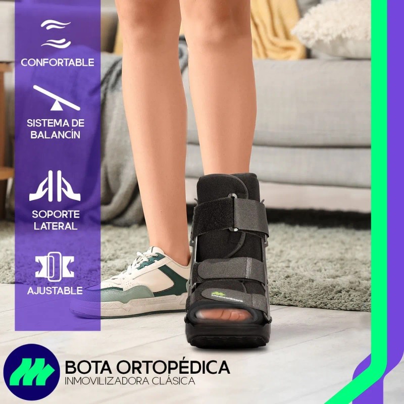 Ferula Bota Corta Walker Para Tobillo Inmovilizadora De Lujo