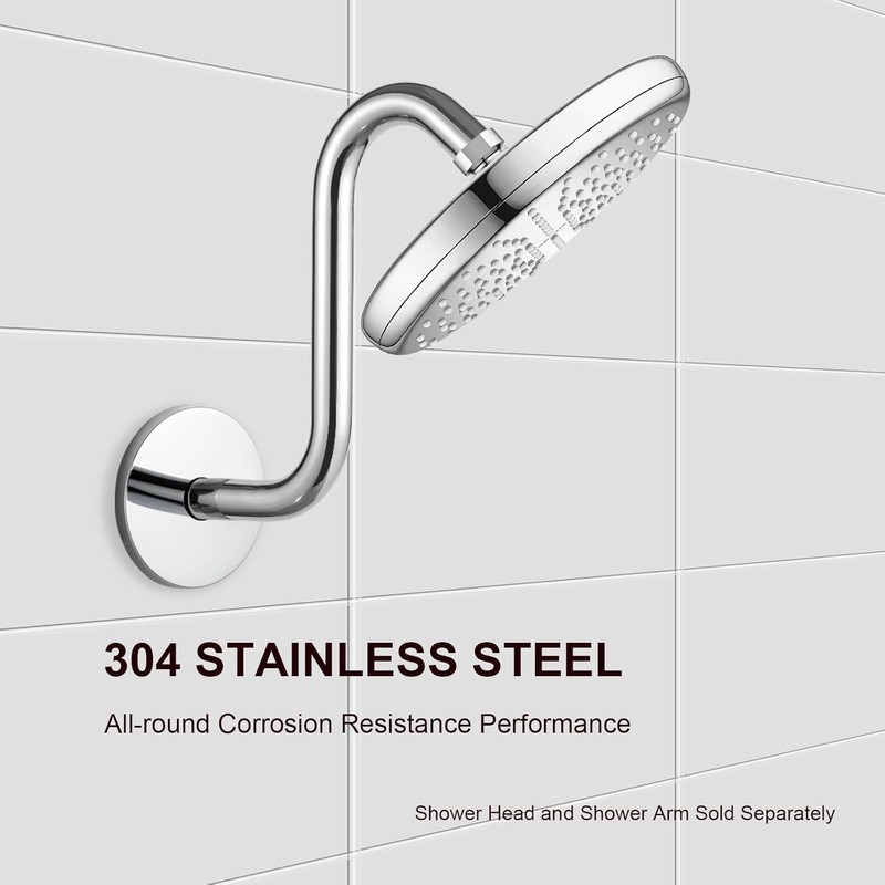 OFFO 4.5" Extra Large Shower Arm Flange in Outer Diameter