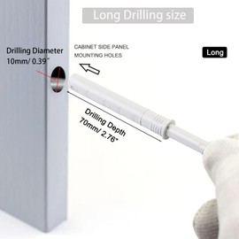 Push to Open Cabinet Hardware Long CBRIVE 5 Pack Push Latch & Lock for Hidden Door Touch Latches and Catch Push Release Drawer Pull Tip on RV Closet Close Strong Pop Out, White