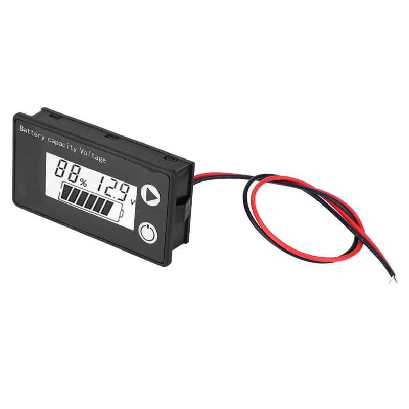 LCD 12V Battery Capacity Indicator Tester Lithium Battery Universal Digital
