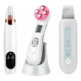 Scrubber, Ems, Eliminación Del Acné, Facial 3 Kit