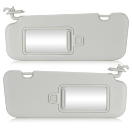 Left & Right Sun Visor for 2016-2019 Hyundai Elantra, Driver & Passenger Side Grey Sunvisor Replace 85210-F0100TTX 85210F0100TTX 85220-F0100TTX 85220F0100TTX