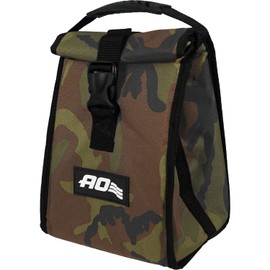 AO Coolers(AO Coolers) Lunch Soft Cooler Woodland Camo 5.7L Lightweight Insulated Roll-Top Small Cooler Box Lunch Cooler Bag Camping Picnic Sub Cooler Foldable (Official Japanese Product) [Official 5