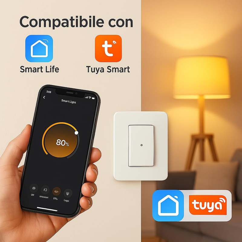IXTRIMA Smart Wifi Tuya Switch Module Compatible with Bticino Living