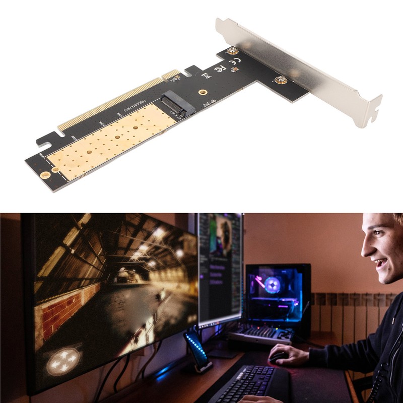 M.2 NVMe to PCIe 3.0 X16 Adapter Up To 32Gbps