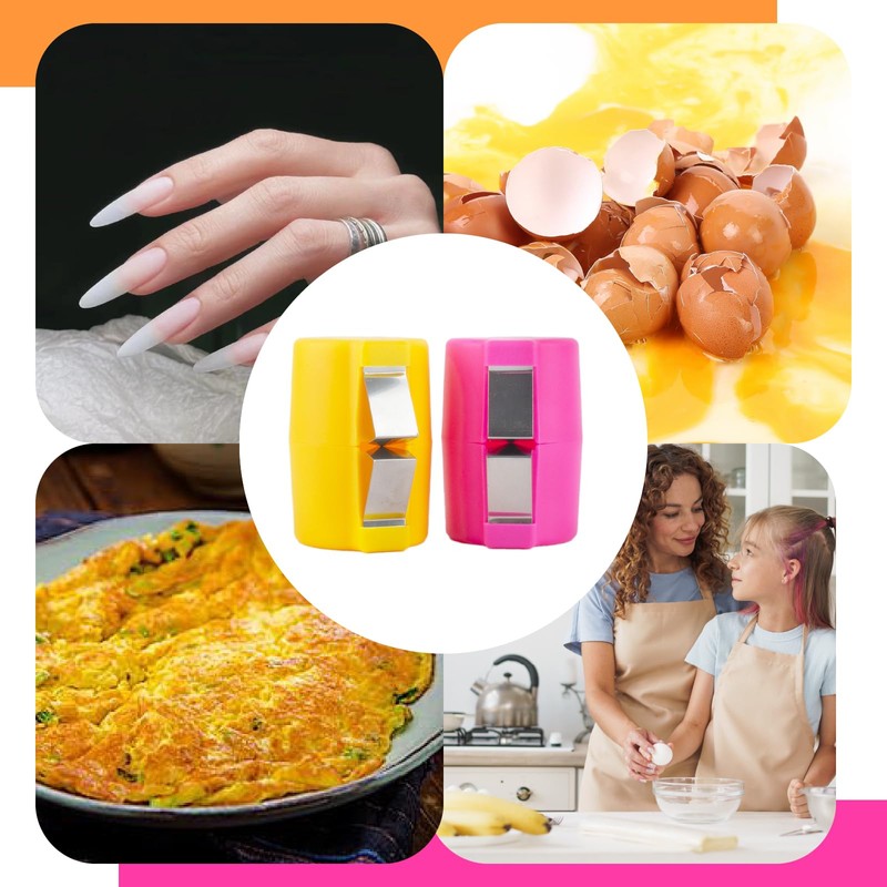 MUNSKT Egg Opener,2 PCS Egg Peeler,Egg Shell Opener,2025 New Multifunctional