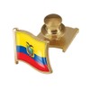 vmcoatdu Ecuador Flag Backs Locking Pin Keepers Locking Clasp Pin