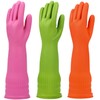 YSLON 3 Pairs Rubber Dish Gloves Kitchen Cleaning Gloves Waterproof