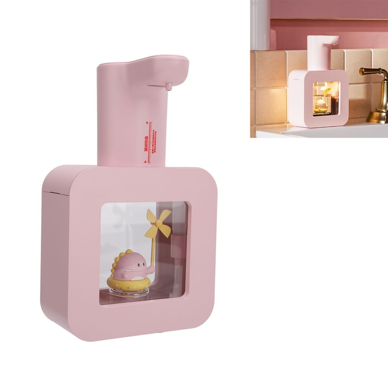 Automatic Foaming Soap Dispenser 3 Levels Adjustable Countertop Wall Mounted
