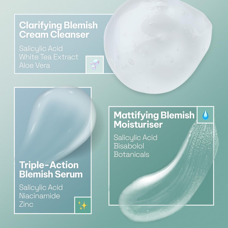Cetaphil Gentle Clear Clarifying Blemish Cleanser 124ml, Face Wash for
