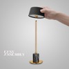 TIDATIK Cordless Table Lamp Set of 2, Rechargeable and Battery