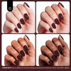 Beetles Dark Red Gel Polish- 15ML Hema-Free Dark Maroon Wine