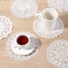 6PCS White Vintage Crochet Doilies, 6 to 7 Inch Crochet