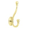 Brainerd B46305J-PB-C7 - Gancho para pelota y sombrero, Polished Brass