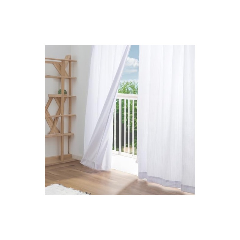 Teijin Lace Curtains, 39.4 x 78.0 inches (100 x 198